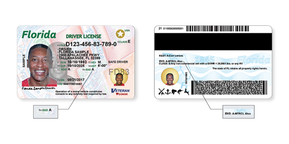 Florida drivers license security features